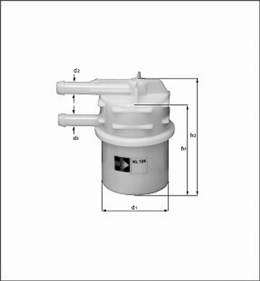 Magneti Marelli 154096313830 - Filtro carburante autozon.pro