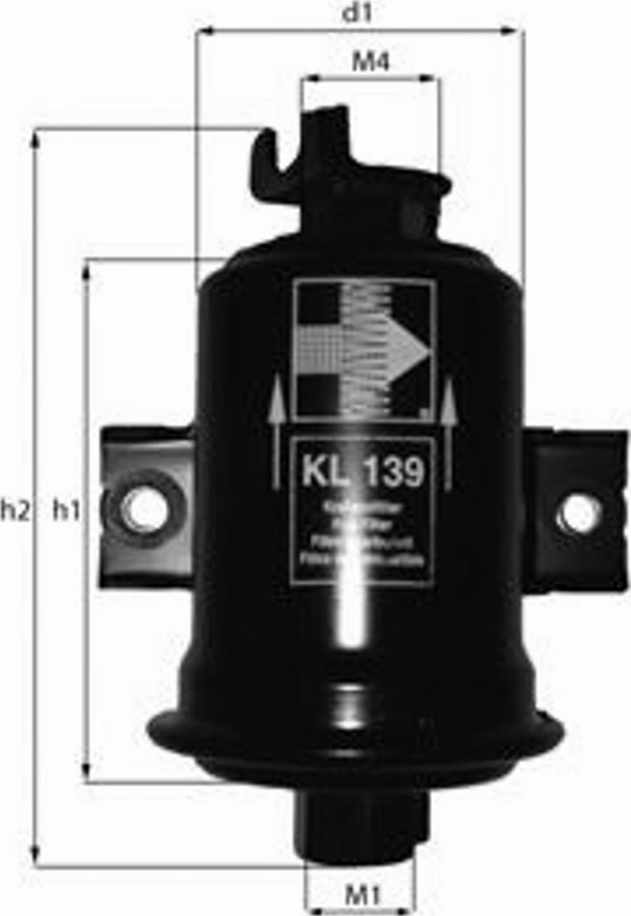 Magneti Marelli 154096317140 - Filtro carburante autozon.pro