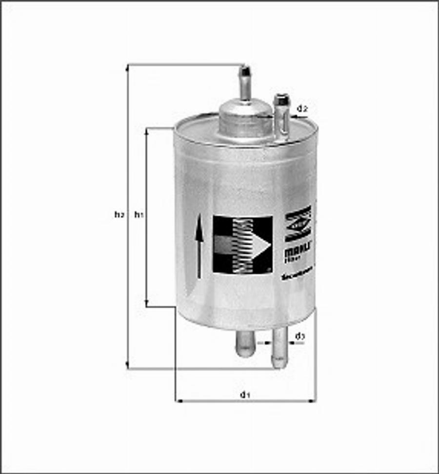 Magneti Marelli 154065151340 - Filtro carburante autozon.pro