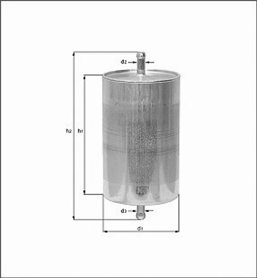 Magneti Marelli 154087282630 - Filtro carburante autozon.pro