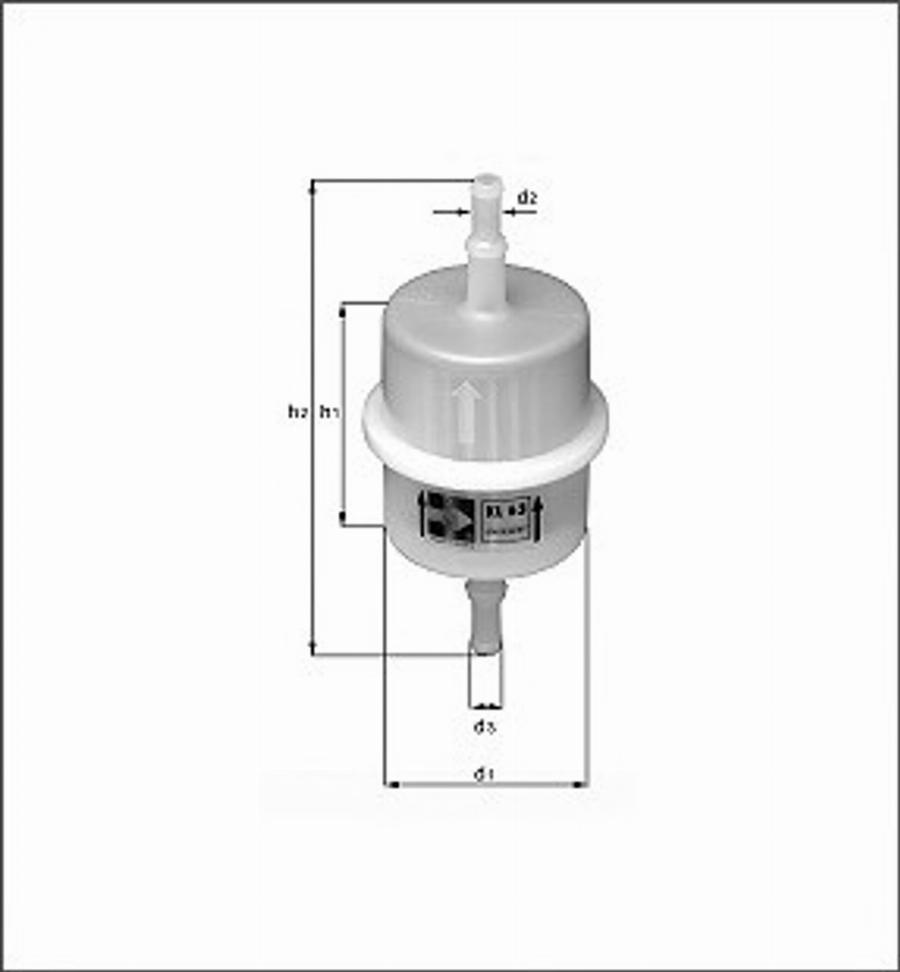 Magneti Marelli 154076378870 - Filtro carburante autozon.pro