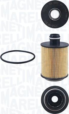 Magneti Marelli 154703873580 - Filtro olio autozon.pro