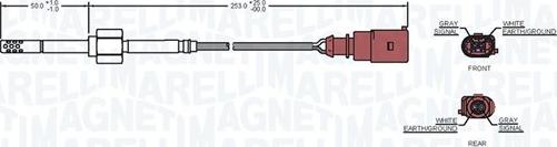 Magneti Marelli 172000085010 - Sensore, Temperatura gas scarico autozon.pro