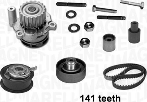 Magneti Marelli 341404910001 - Pompa acqua + Kit cinghie dentate autozon.pro