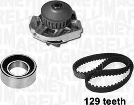 Magneti Marelli 341404820001 - Pompa acqua + Kit cinghie dentate autozon.pro