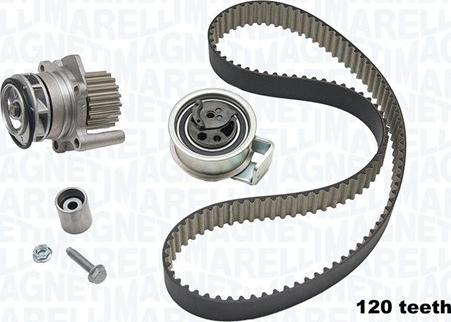 Magneti Marelli 341404770002 - Pompa acqua + Kit cinghie dentate autozon.pro