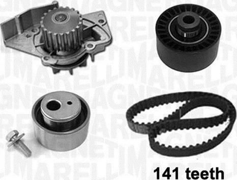 Magneti Marelli 341405990001 - Pompa acqua + Kit cinghie dentate autozon.pro