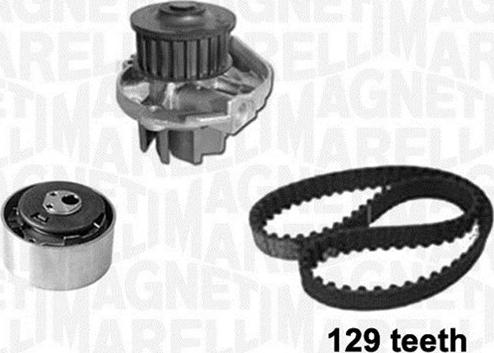 Magneti Marelli 341405810003 - Pompa acqua + Kit cinghie dentate autozon.pro