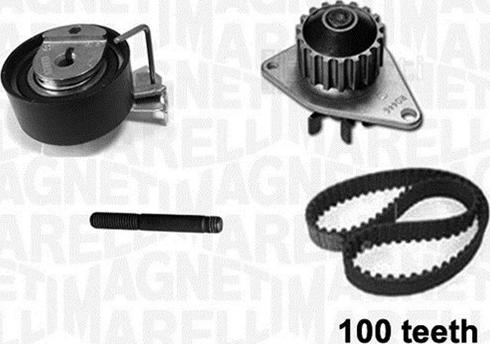 Magneti Marelli 341405320001 - Pompa acqua + Kit cinghie dentate autozon.pro