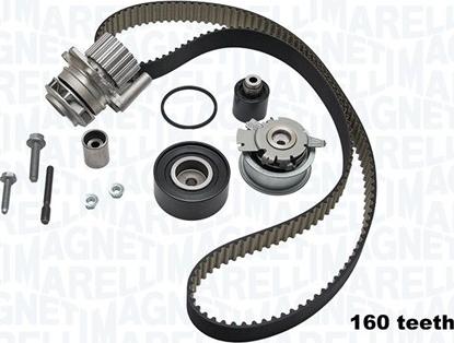 Magneti Marelli 341406440001 - Pompa acqua + Kit cinghie dentate autozon.pro