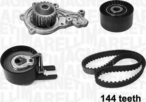 Magneti Marelli 341406450001 - Pompa acqua + Kit cinghie dentate autozon.pro