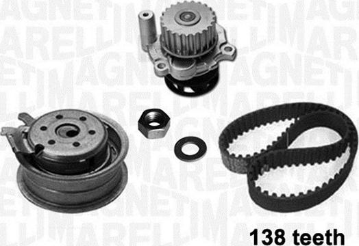 Magneti Marelli 341403640002 - Pompa acqua + Kit cinghie dentate autozon.pro