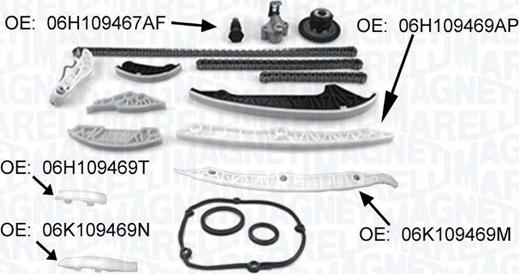 Magneti Marelli 341500001370 - Kit catena distribuzione autozon.pro