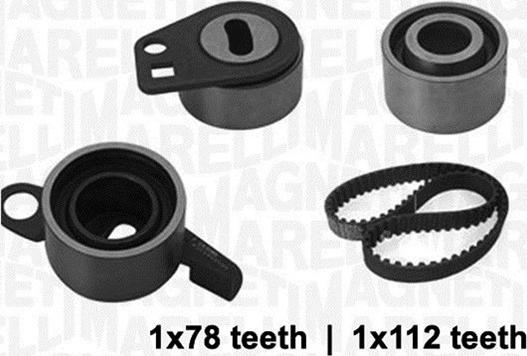 Magneti Marelli 341301330000 - Kit cinghie dentate autozon.pro