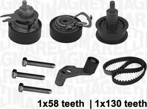 Magneti Marelli 341303680000 - Kit cinghie dentate autozon.pro