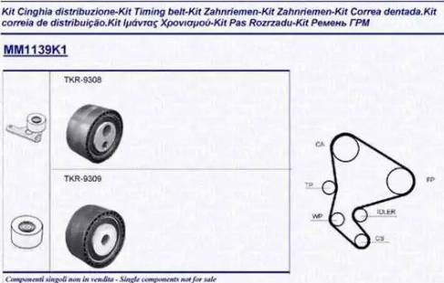 Magneti Marelli 341311391101 - Kit cinghie dentate autozon.pro