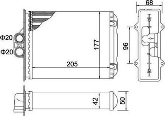 Magneti Marelli 359000390830 - Scambiatore calore, Riscaldamento abitacolo autozon.pro