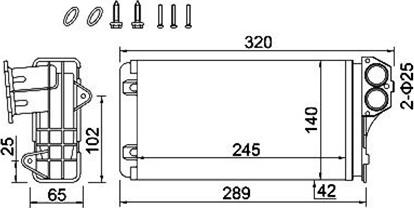 Magneti Marelli 359000300880 - Scambiatore calore, Riscaldamento abitacolo autozon.pro