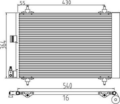 Magneti Marelli 359003220420 - Condensatore, Climatizzatore autozon.pro