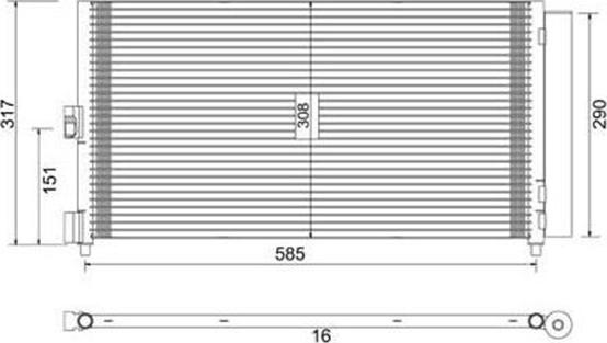 Magneti Marelli 359003220570 - Condensatore, Climatizzatore autozon.pro