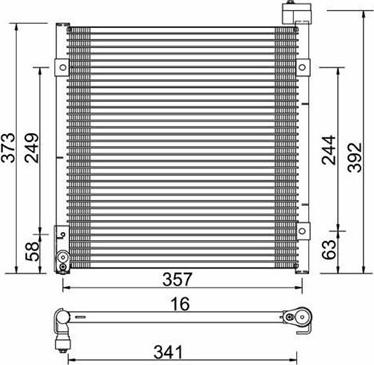 Magneti Marelli 359003220690 - Condensatore, Climatizzatore autozon.pro