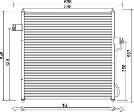 Magneti Marelli 359003220680 - Condensatore, Climatizzatore autozon.pro