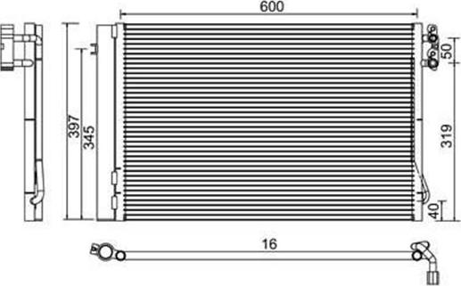 Magneti Marelli 359003220290 - Condensatore, Climatizzatore autozon.pro