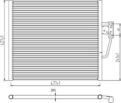 Magneti Marelli 359003220240 - Condensatore, Climatizzatore autozon.pro