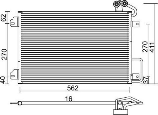 Magneti Marelli 359003221490 - Condensatore, Climatizzatore autozon.pro