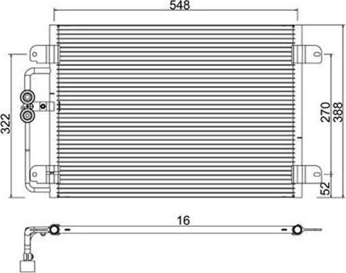 Magneti Marelli 359003221450 - Condensatore, Climatizzatore autozon.pro