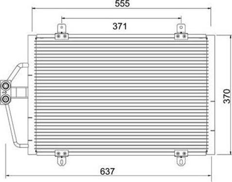 Magneti Marelli 359003221430 - Condensatore, Climatizzatore autozon.pro