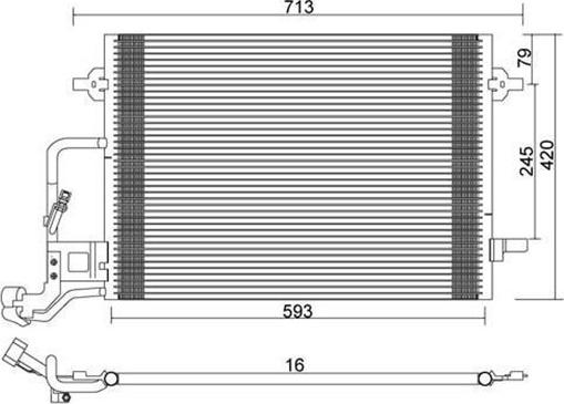 Magneti Marelli 359003221530 - Condensatore, Climatizzatore autozon.pro