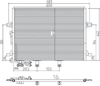 Magneti Marelli 359003221080 - Condensatore, Climatizzatore autozon.pro