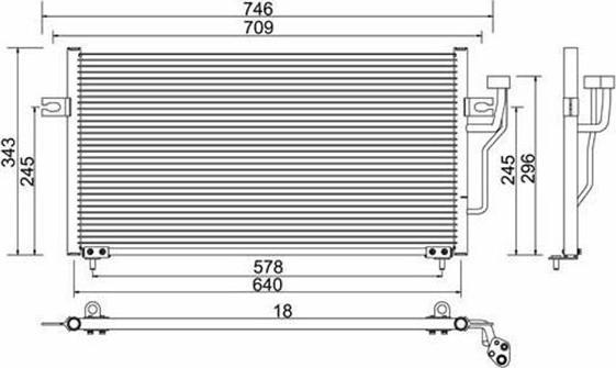 Magneti Marelli 359003221130 - Condensatore, Climatizzatore autozon.pro