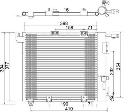 Magneti Marelli 359003221370 - Condensatore, Climatizzatore autozon.pro