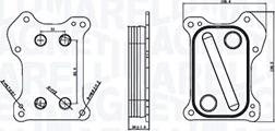 Magneti Marelli 350300000800 - Radiatore olio, Olio motore autozon.pro