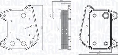 Magneti Marelli 350300001800 - Radiatore olio, Olio motore autozon.pro