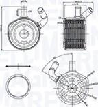 Magneti Marelli 350300002900 - Radiatore olio, Olio motore autozon.pro