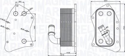 Magneti Marelli 350300002300 - Radiatore olio, Olio motore autozon.pro