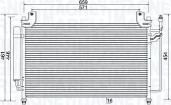 Magneti Marelli 350203990000 - Condensatore, Climatizzatore autozon.pro