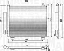 Magneti Marelli 350203993000 - Condensatore, Climatizzatore autozon.pro