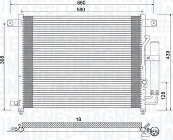 Magneti Marelli 350203943000 - Condensatore, Climatizzatore autozon.pro