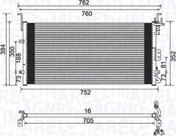 Magneti Marelli 350203959000 - Condensatore, Climatizzatore autozon.pro