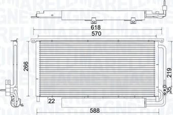 Magneti Marelli 350203922000 - Condensatore, Climatizzatore autozon.pro