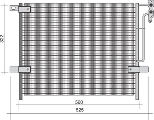 Magneti Marelli 350203441000 - Condensatore, Climatizzatore autozon.pro