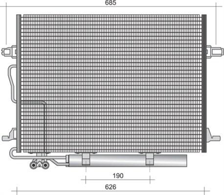 Magneti Marelli 350203438000 - Condensatore, Climatizzatore autozon.pro