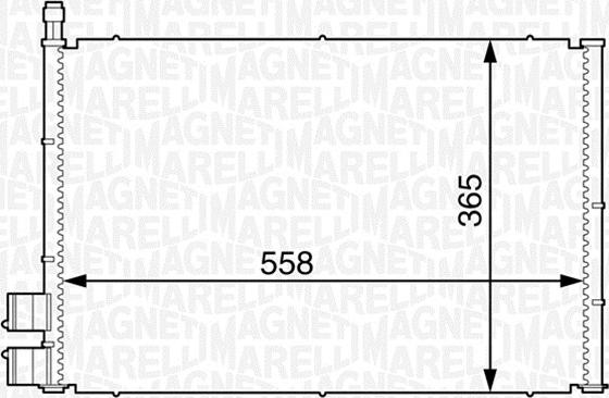 Magneti Marelli 350203605000 - Condensatore, Climatizzatore autozon.pro