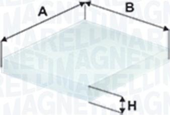 Magneti Marelli 350208066590 - Filtro, Aria abitacolo autozon.pro