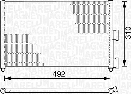 Magneti Marelli 350203162000 - Condensatore, Climatizzatore autozon.pro