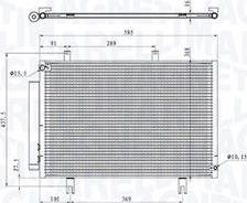 Magneti Marelli 350203104200 - Condensatore, Climatizzatore autozon.pro